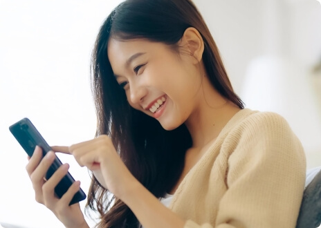 Woman Checking About Drivers Licence Renewal Alerts