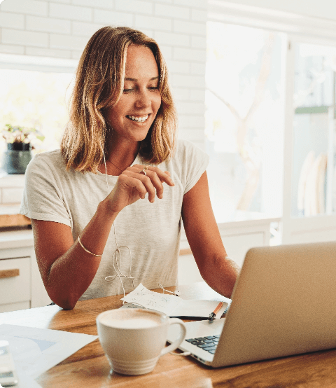 Girl Booking A Road Test Online in Edmonton