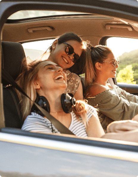 Friends Enjoy The Trips